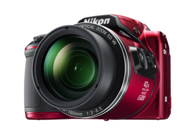 Nikon COOLPIX B500 | Digital Bridge Camera | Plum, Red & Black