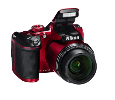 Nikon COOLPIX B500 | Digital Bridge Camera | Plum, Red & Black